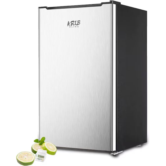 3.2-Cu Ft Upright Freezer ( Silver )