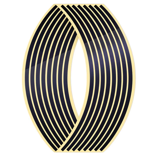 1Set of 16Pcs Wheel Sticker Reflective Rim Stripe Tape Bike Motorcycle Stickers for Honda for Kawasaki Z750 Z800 for YAMAHA MT07