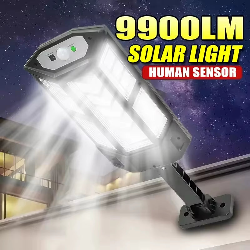 Newest Powerful Solar Lights Outdoor Solar Lamp of Motion Sensor 4 Mode Waterproof IP65 Solar Garden Light Street Yard Lantern