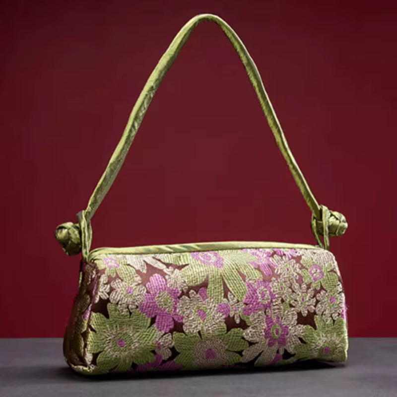 New Silk Embroidered Women Bag Fashion Matching Bride Women Handbag Clutch Bag Shoulder Bag