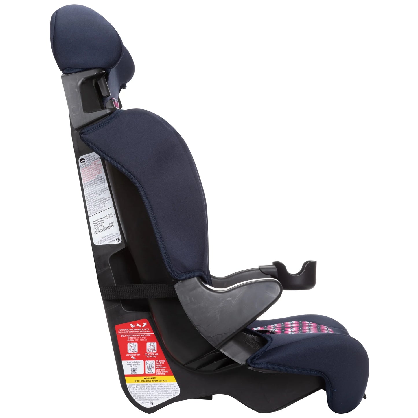 Finale 2-In-1 Toddler Booster Car Seat, Peony Tiles II