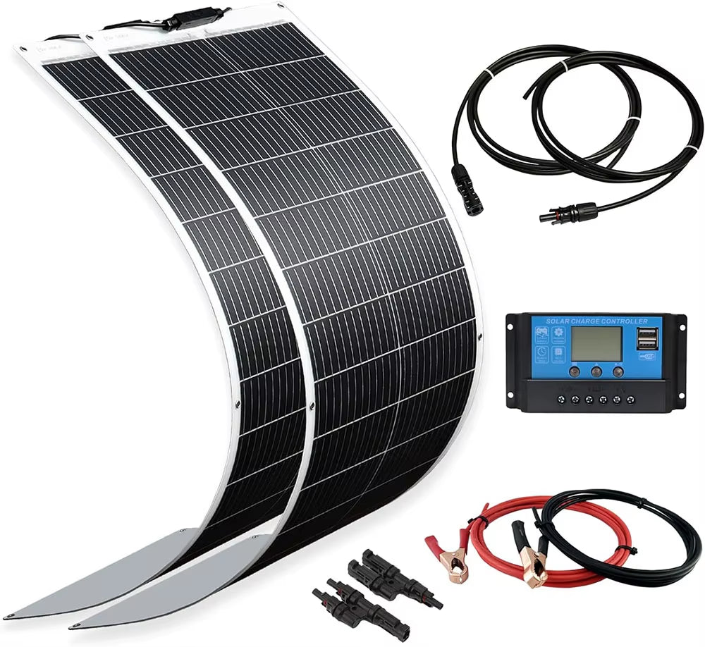 100W Flexible Solar Panel 16.5V 1000W 500W 400W 200W High Efficiency Photovoltaic Module Diy Kit Generation Car Home Camping