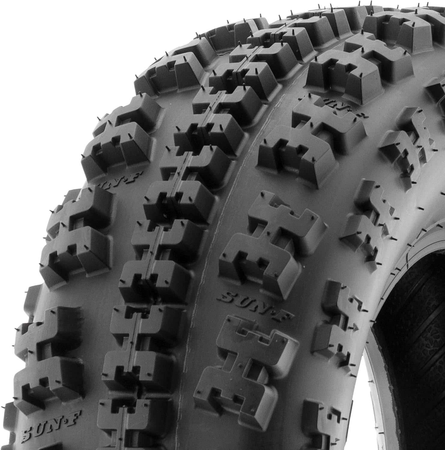 21X7-10 Front & 20X10-9 Rear ATV UTV Knobby Sport Tires,6 PR Tubeless A027, Set of 4
