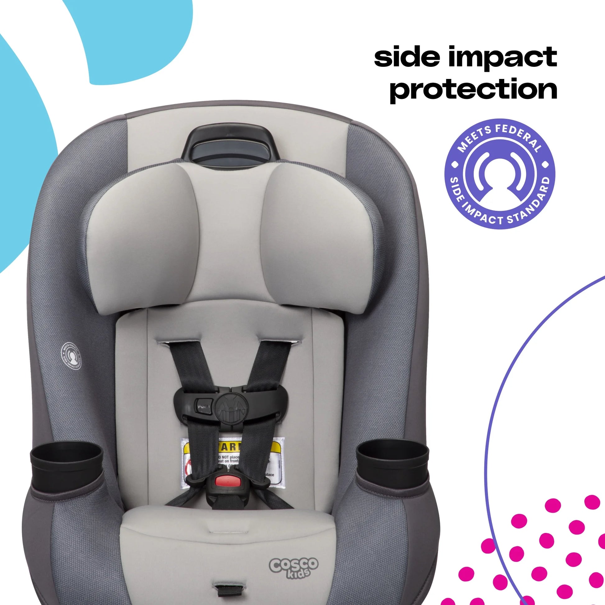 Entrada Infant and Toddler Convertible Car Seat, Shady Day, Grey