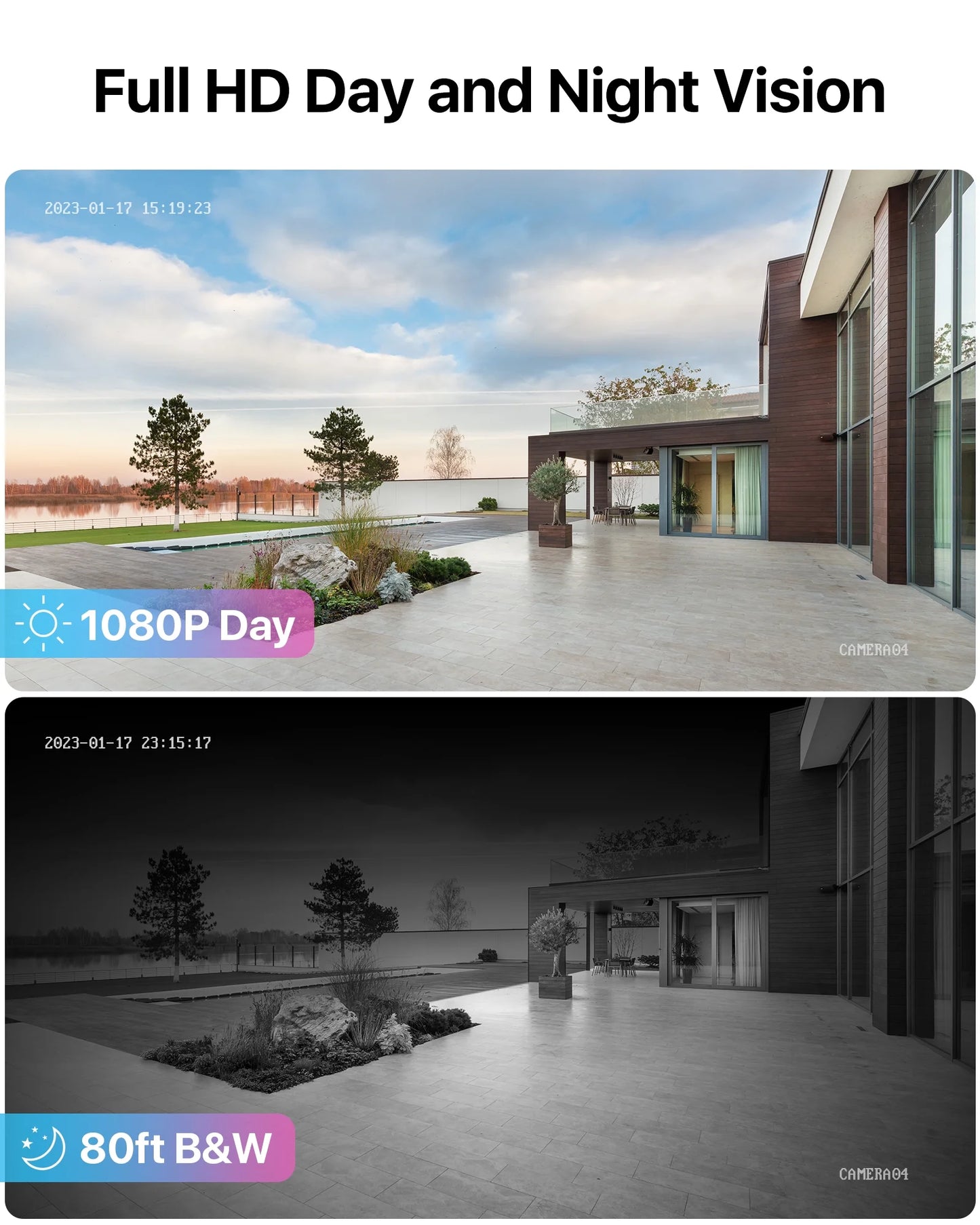 3K Lite H.265+ Home Security Camera System,5Mp Lite 8 Channel Surveillance DVR and 4 X 1080P Weatherproof CCTV Dome Camera Outdoor Indoor with 80Ft Night Vision, Motion Alerts, NO Hard Drive