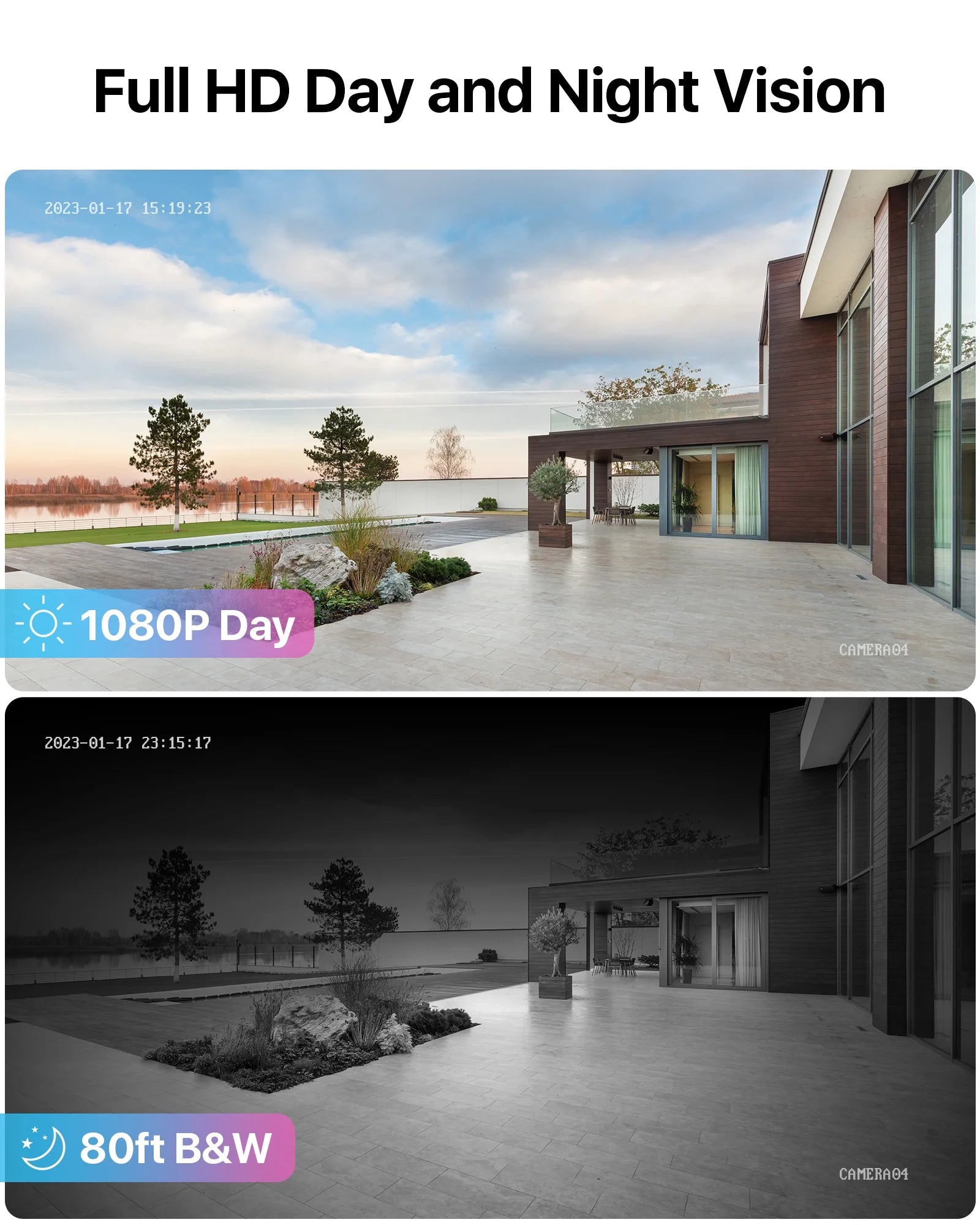 3K Lite H.265+ Home Security Camera System,5Mp Lite 8 Channel Surveillance DVR and 4 X 1080P Weatherproof CCTV Dome Camera Outdoor Indoor with 80Ft Night Vision, Motion Alerts, NO Hard Drive