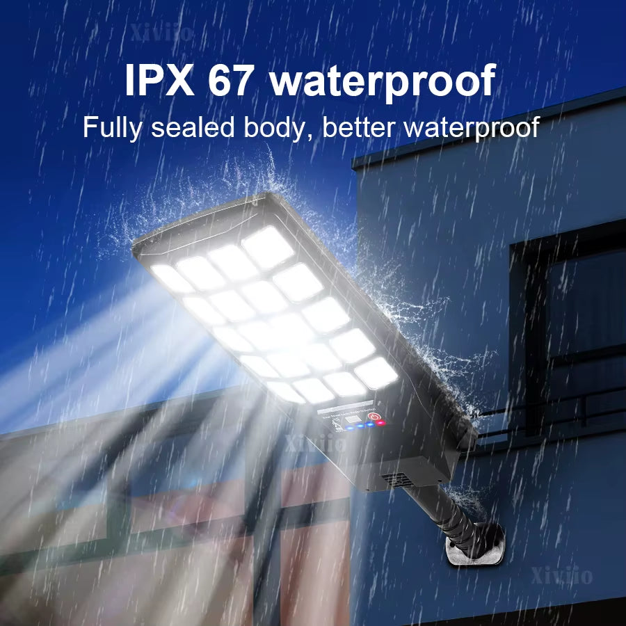 Powerful 1200W LED Solar Lights Outdoor Super Bright Motion Sensro Solar Wall Lamp IPX67 Waterproof Garden Yard Street Lantern