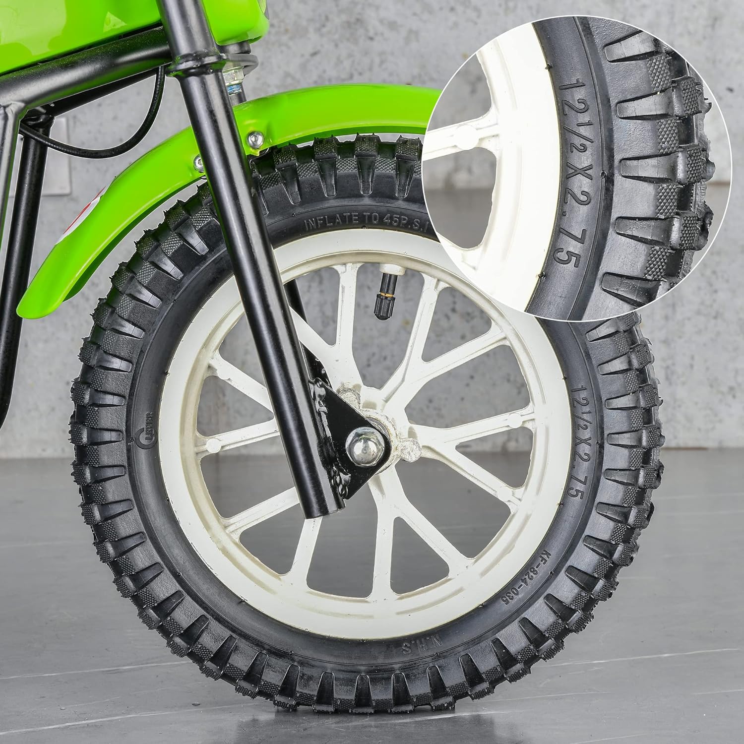 12.5X2.75 12 1/2 X 2.75 Dirt Bike Tube Replacement for Razor MX350 MX400 Rocket, X-Treme X-560 Electric Dirtbike, Scooter, Kids Bicycle, Stroller Ezip E-500 E-750 E-900 Fits 8.5" Rim - 2 Pack