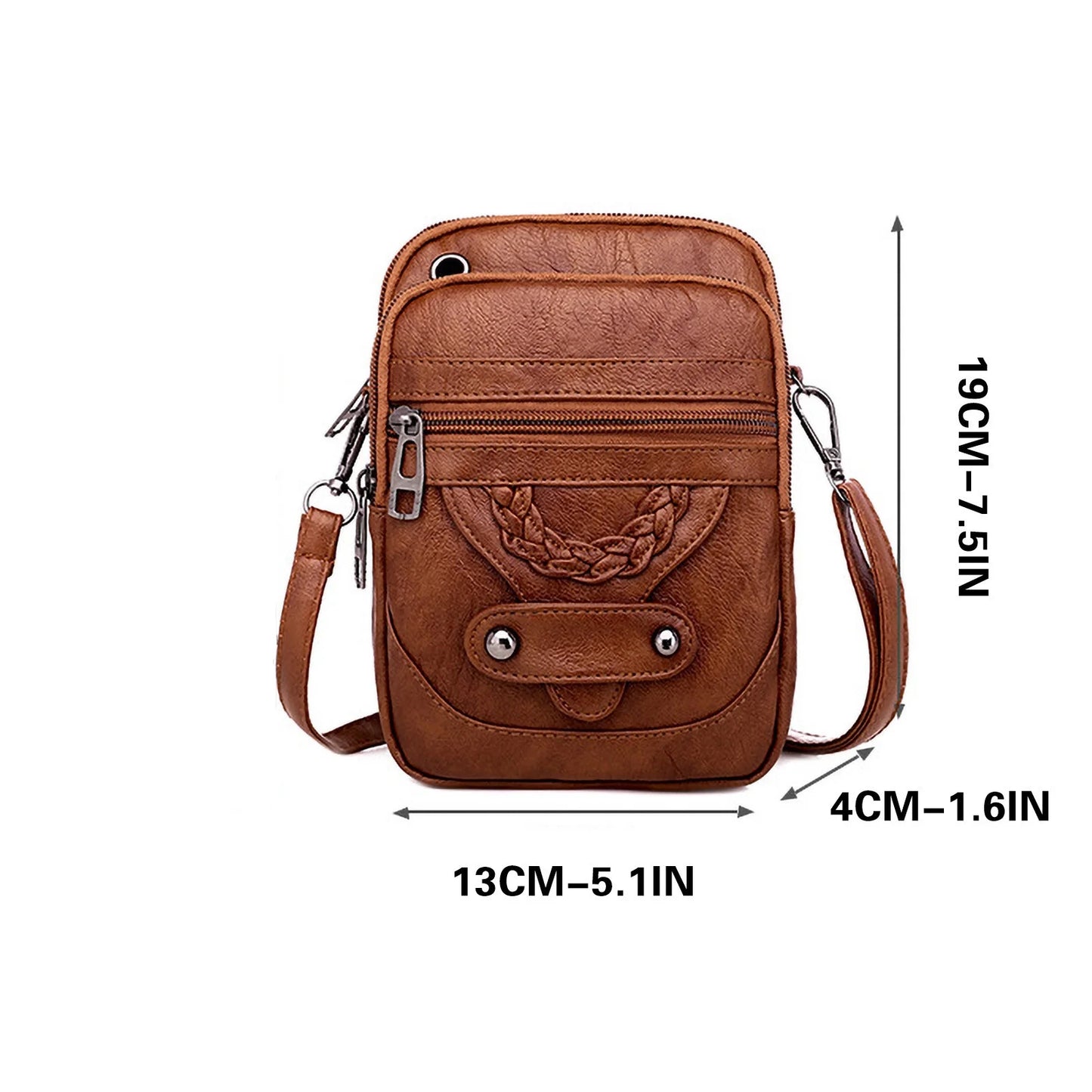 Crossbody Bags for Women Trendy Women Soft Leather Shoulder Handbag Multi Pocket Crossbody Bag Ladies Purses Fashion Tote Top Handle Satchel Beach Bag on Clearance