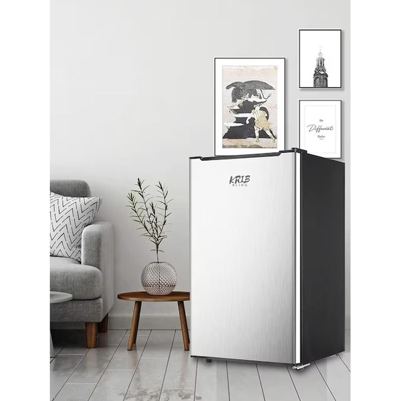 3.2-Cu Ft Upright Freezer ( Silver )