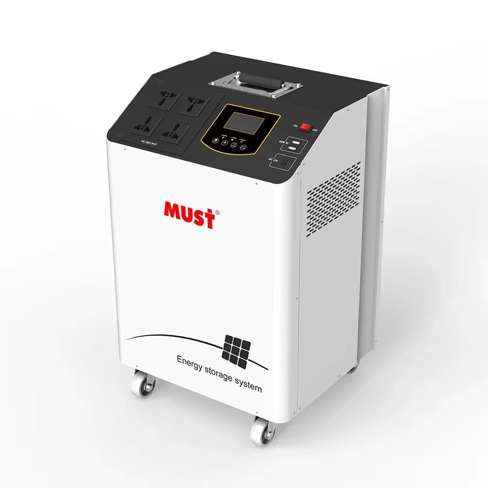 Portable Power Station All-In One 3KW 3000WH Inverter BMS Lithium Battery Solar Generator for Pv Energy Solar System