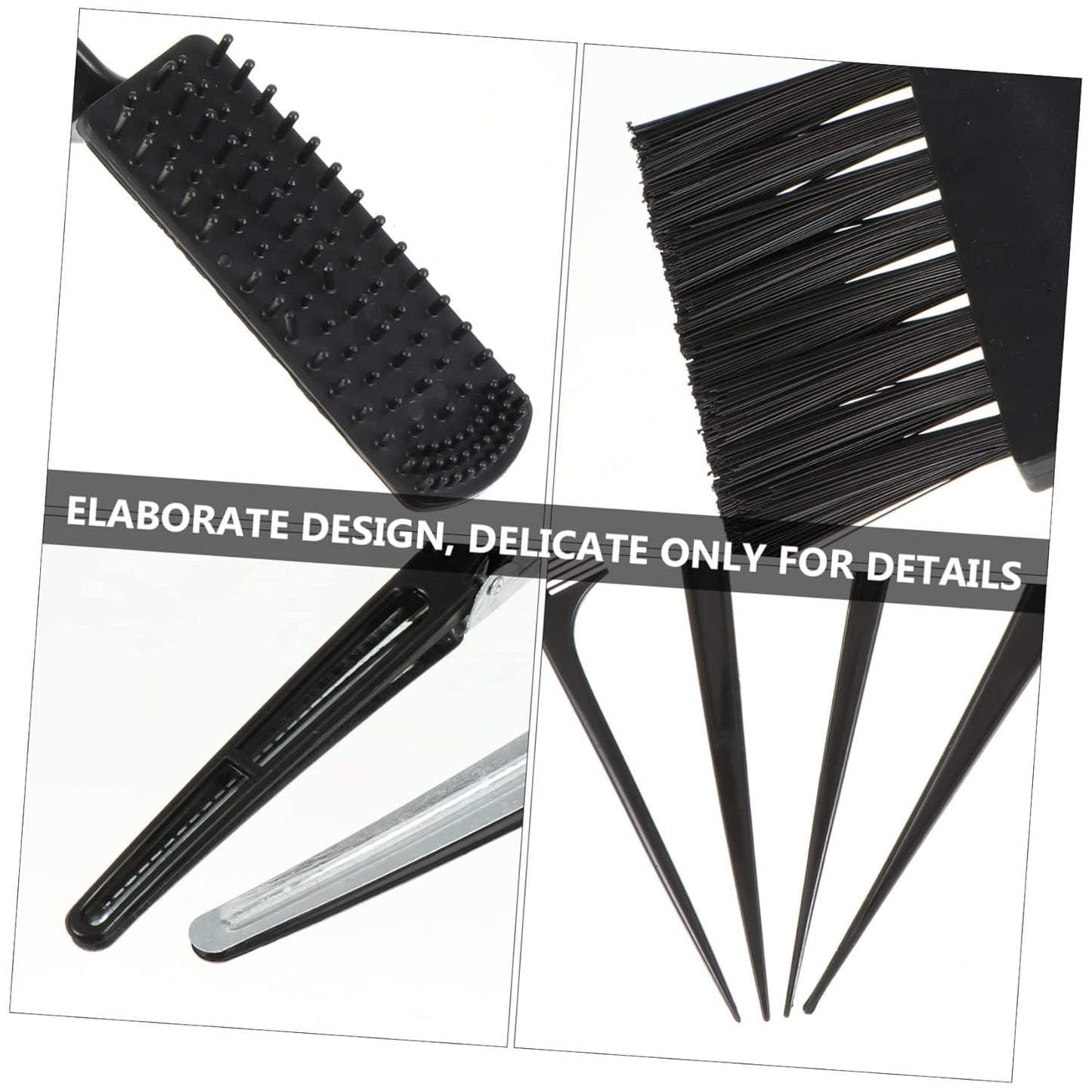 11Pcs Hair Dye Tool Set Reusable Hair Dye Bowl Brush and Gloves at Home Protects Scalp