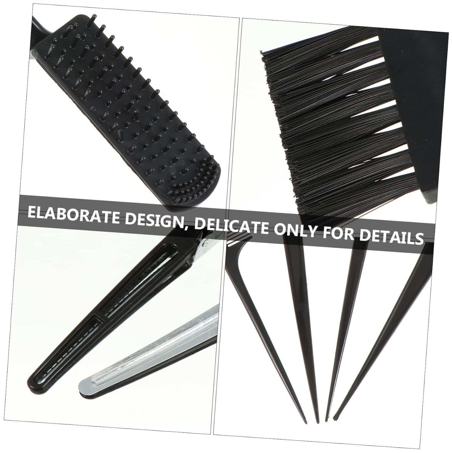 11Pcs Hair Dye Tool Set Reusable Hair Dye Bowl Brush and Gloves at Home Protects Scalp