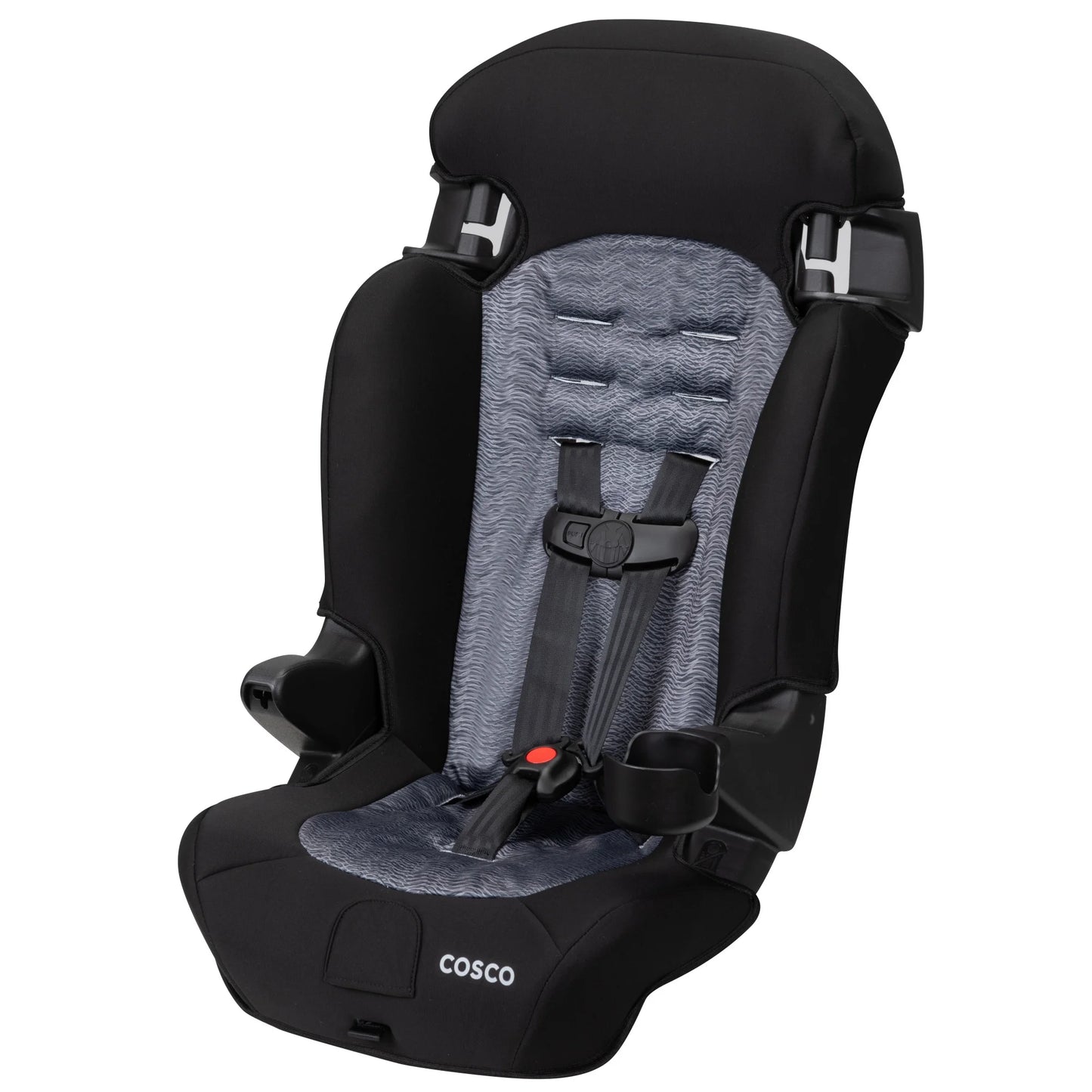 Finale 2-In-1 Toddler Booster Car Seat, Fiberwave II, Black/Grey