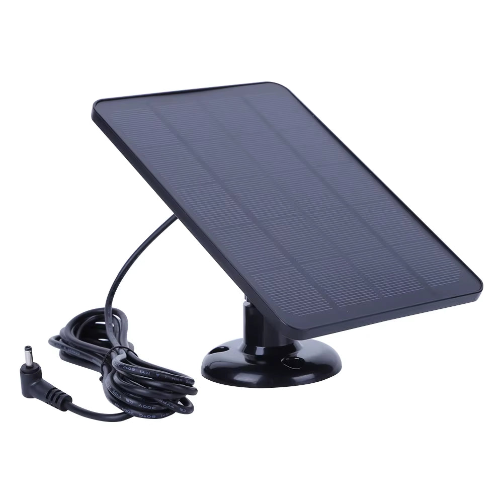 20W Solar Panel for Ring Spotlight Camera/Ring Stick up Camera Dc3.5X1.35-Port 360° Adjustable Wall Mount Solar Panel