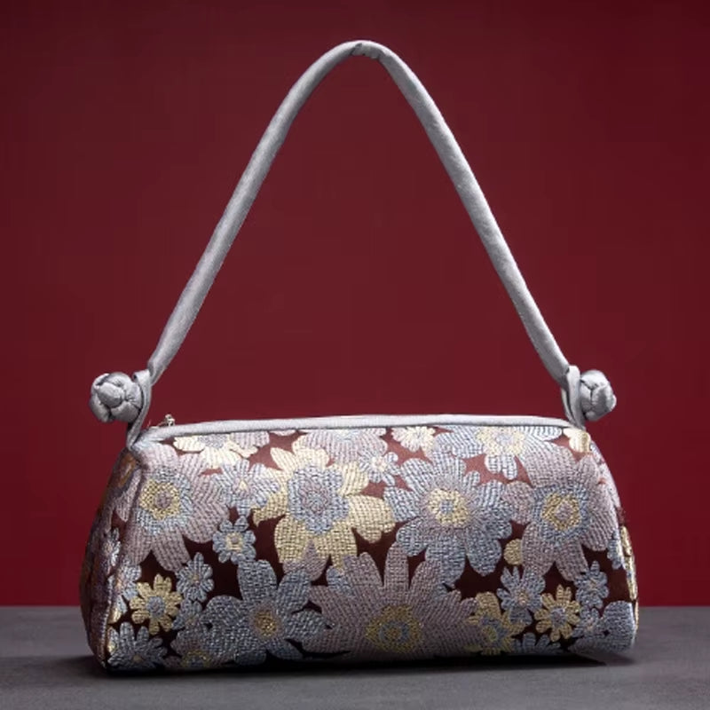 New Silk Embroidered Women Bag Fashion Matching Bride Women Handbag Clutch Bag Shoulder Bag