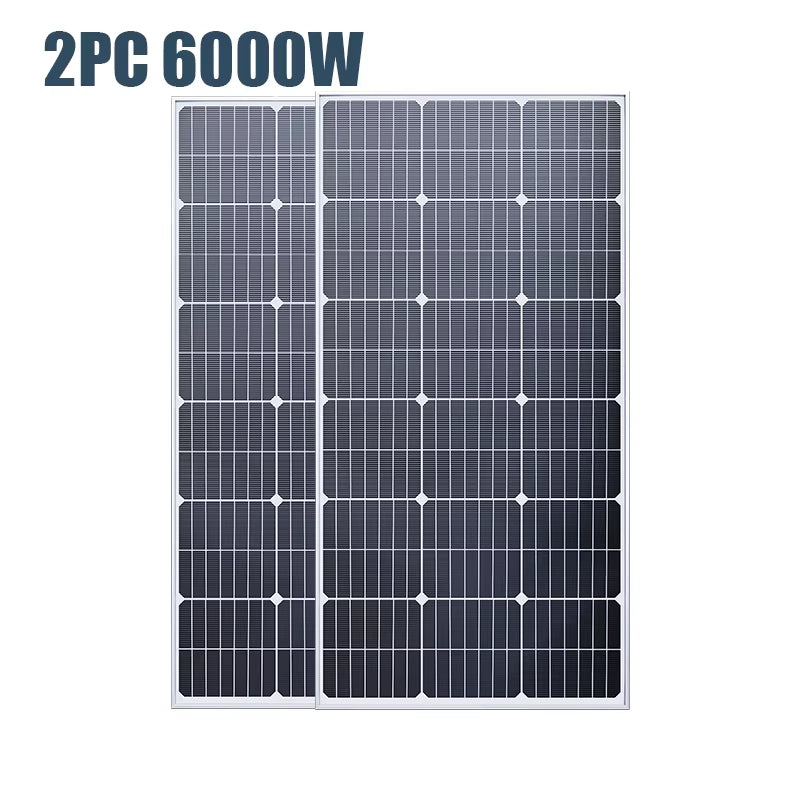 3000W Solar Panel High Efficiency Solar Cell Portable Power Bank Flexible Charging Outdoor Solar Cells for Home Camping