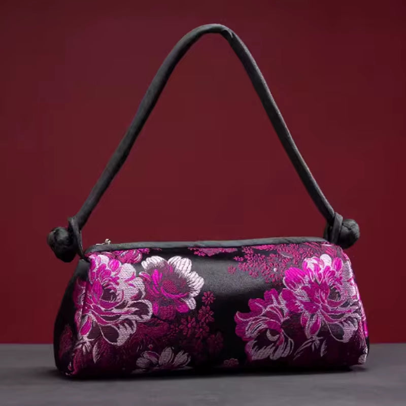 New Silk Embroidered Women Bag Fashion Matching Bride Women Handbag Clutch Bag Shoulder Bag