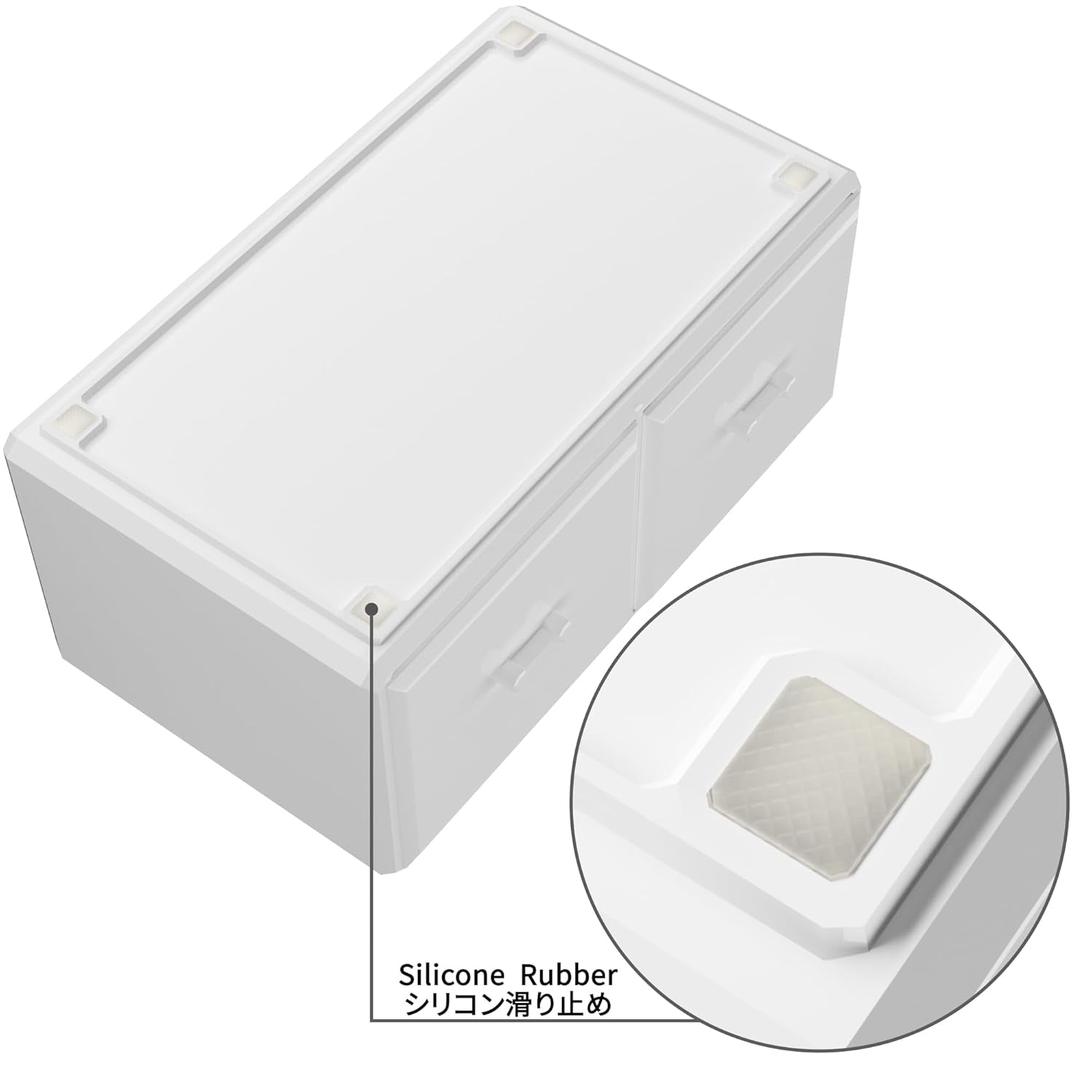 Makeup Cosmetic Organizer Storage Drawers Display Boxes Case with 12 Drawers (White)