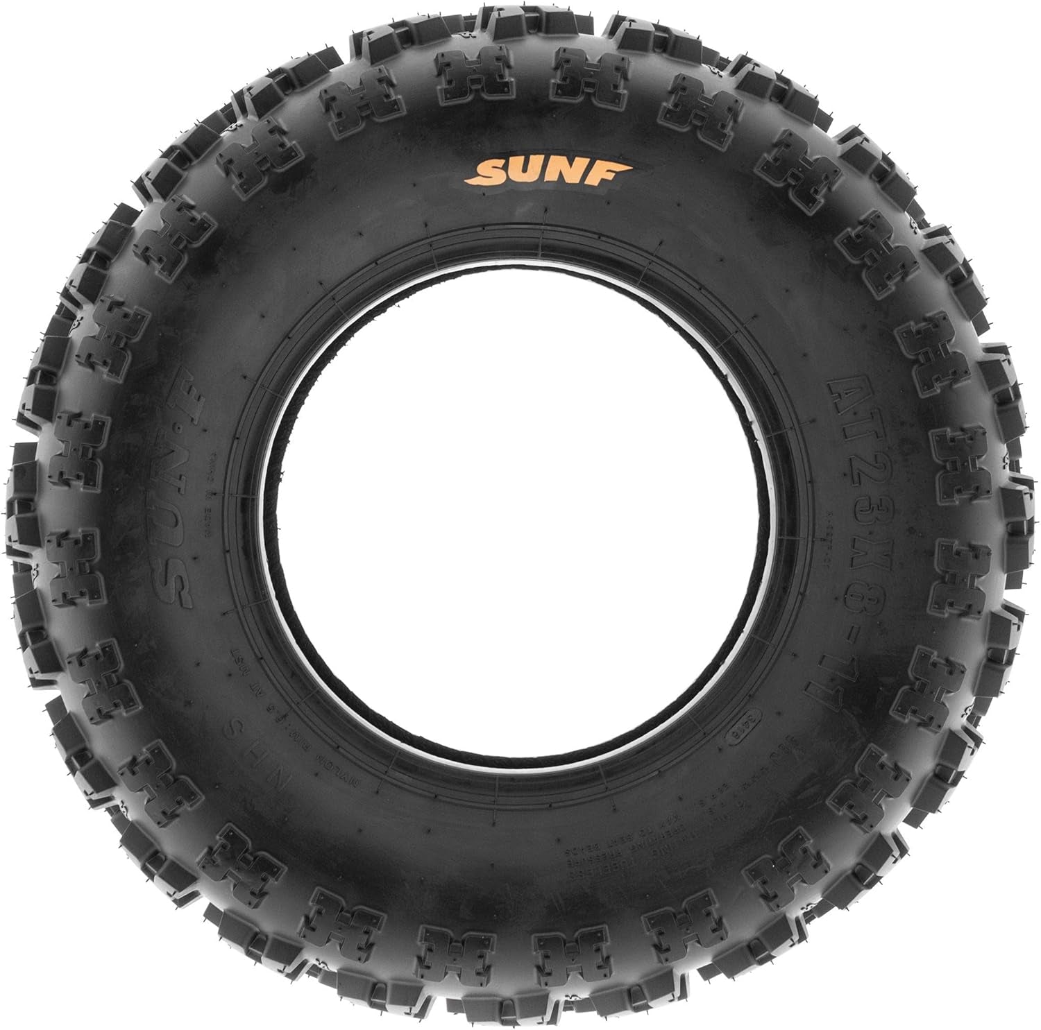 21X7-10 Front & 20X10-9 Rear ATV UTV Knobby Sport Tires,6 PR Tubeless A027, Set of 4