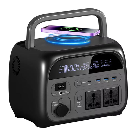 AP400 Solar Generator Portable Power Station UPS 346Wh 500W Lifepo4 Battery 3000+ Cycle Wireless 150W Ultrafast Charge