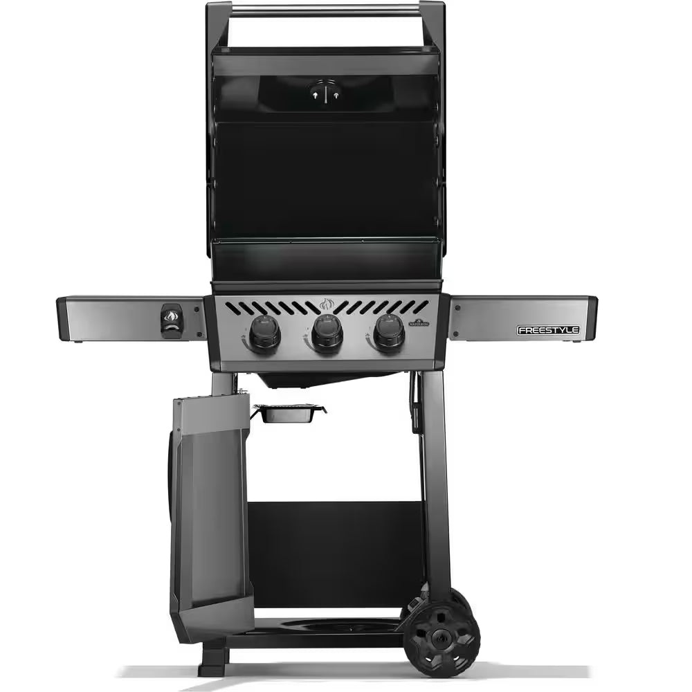 Freestyle 365 3-Burner Propane Gas Grill in Graphite Grey